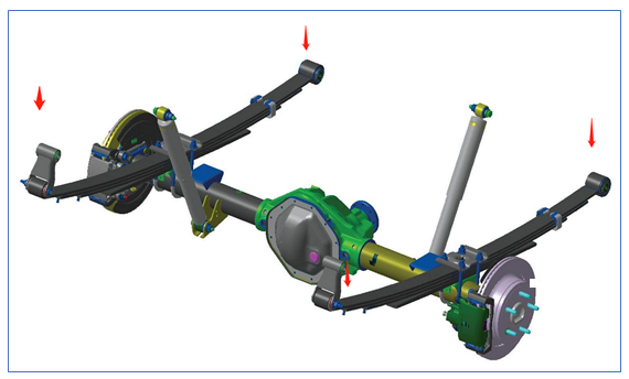 实现车载载重的实时动态称重，关键的是被测物必须是弹性形变的，也就是当重量撤销后形变可以完全恢复到原始状态，只有这样的测量才是可重复的，才具备批量商用的条件；重型卡车上常用的弹性受力部件就是弹簧钢板，我们的设备就是侦测这个钢板形变，通过过磅标定建立形变和重量的函数关系，完成动态称重的重量输出。
